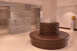 Sitteområde i lobbyen