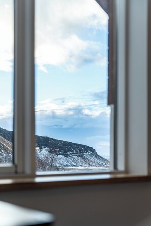 Basic Double Room, Private Bathroom | View from room - Adventure Hotel Hof (Fagurholsmyri)