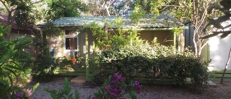 Chalet (6 personnes 2 chambres) | Terras