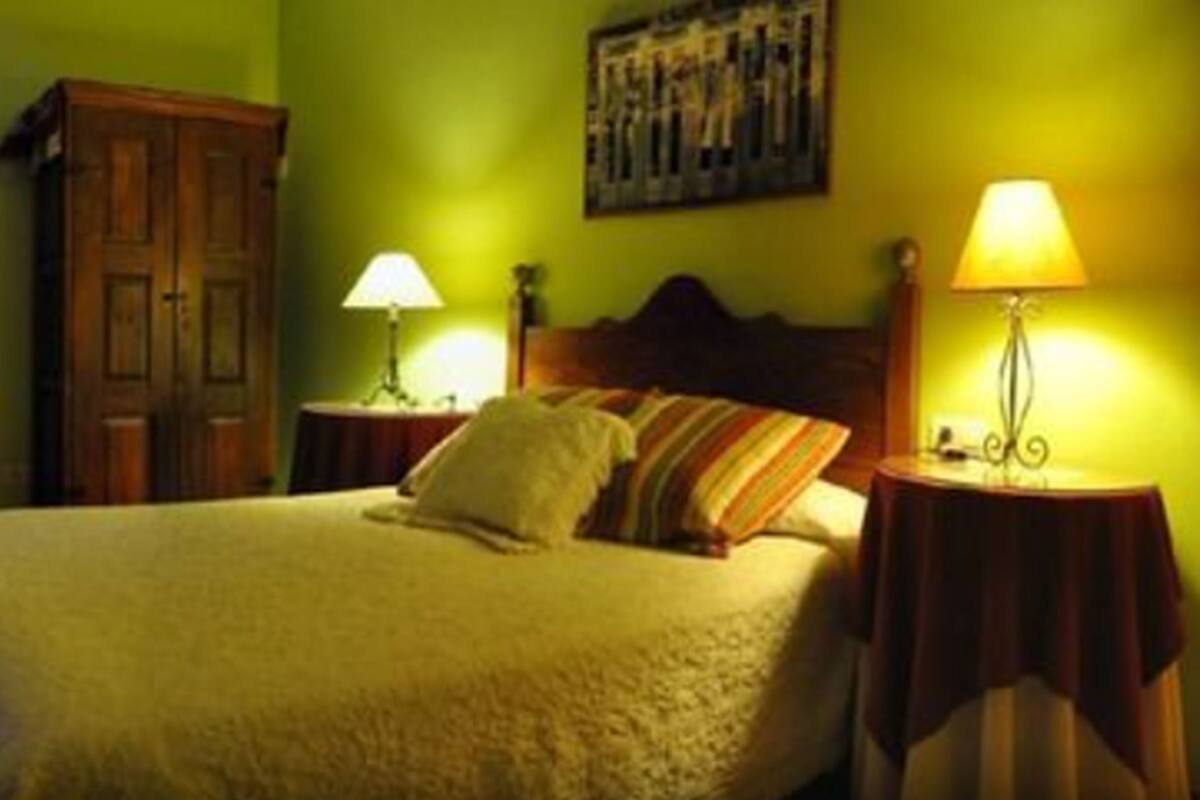 Desk, blackout curtains, iron/ironing board, free WiFi
