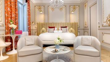 Premium bedding, minibar, in-room safe, desk