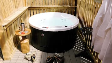 Luxury-Ferienhütte, 1 King-Bett, eigenes Bad
