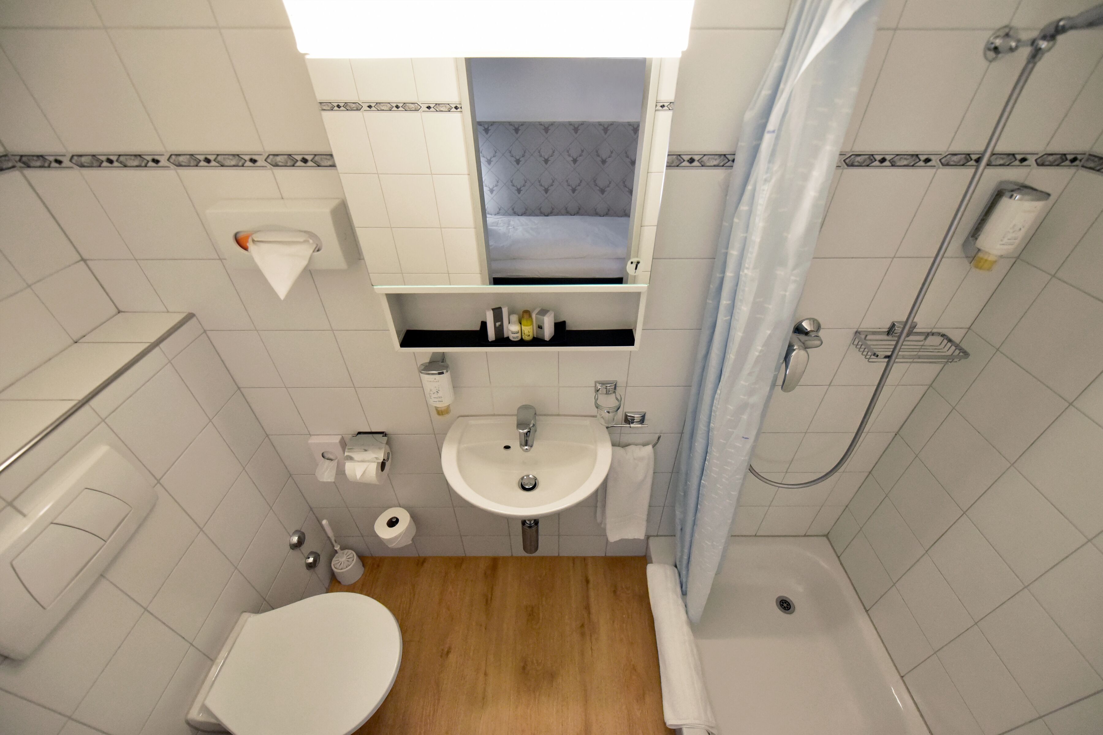 single room | bathroom | shower, free toiletries, towels