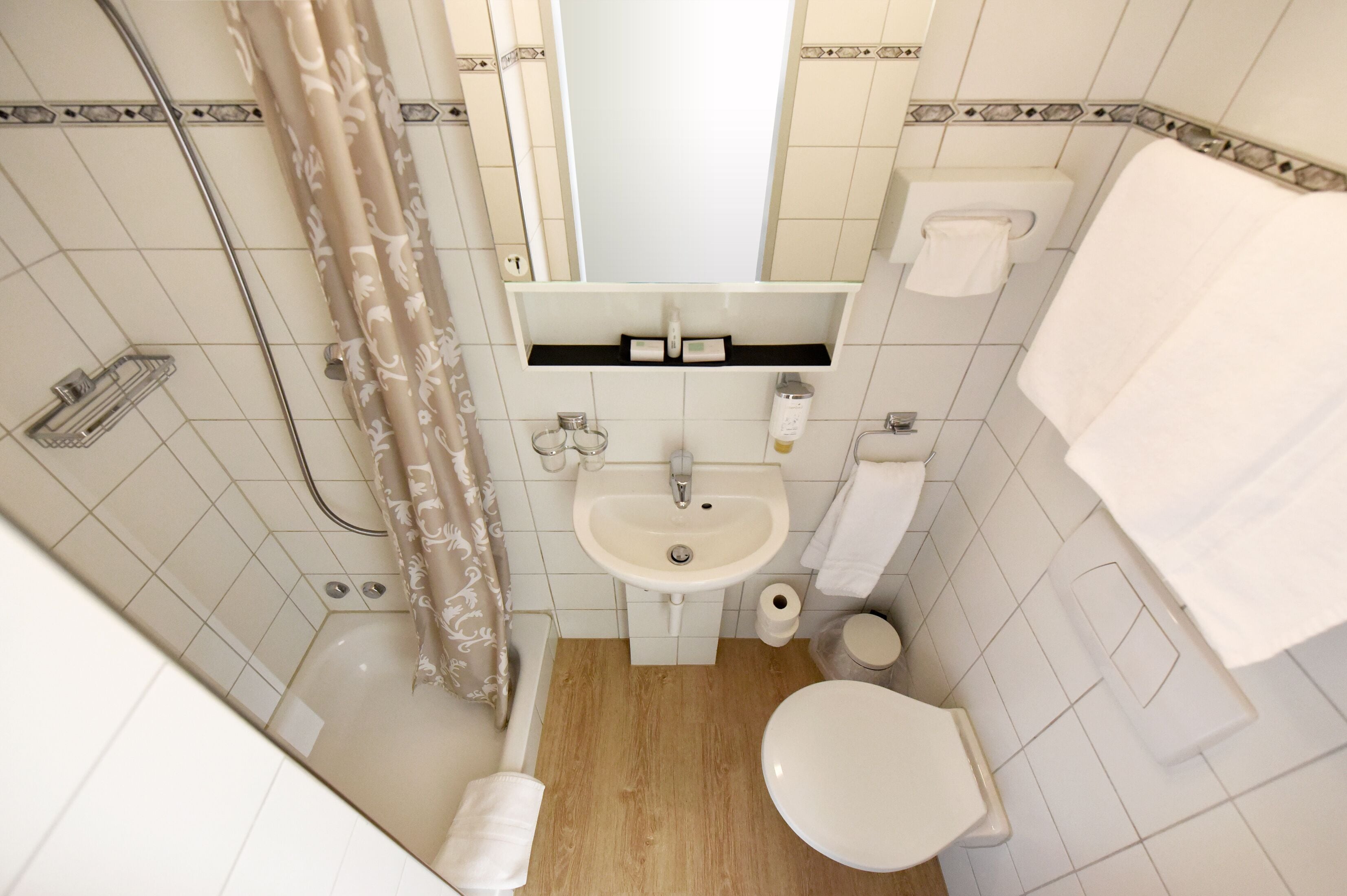 double room (grandlitzimmer) | bathroom | shower, free toiletries, towels