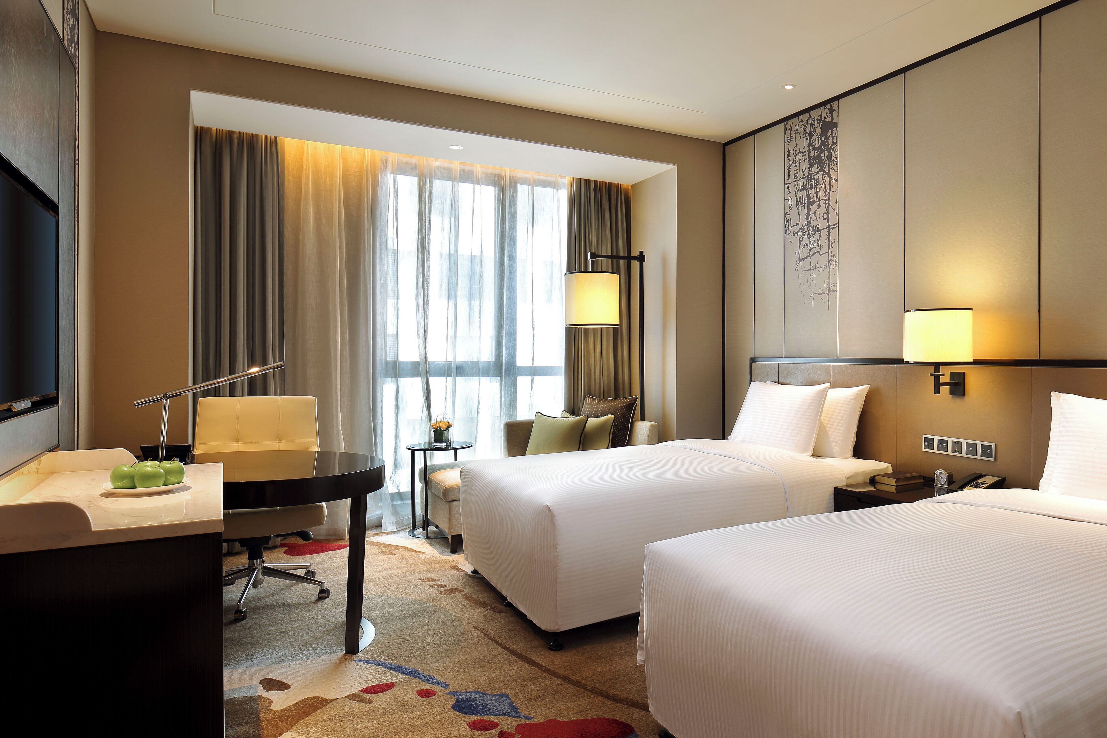 Minibar, in-room safe, desk, laptop workspace