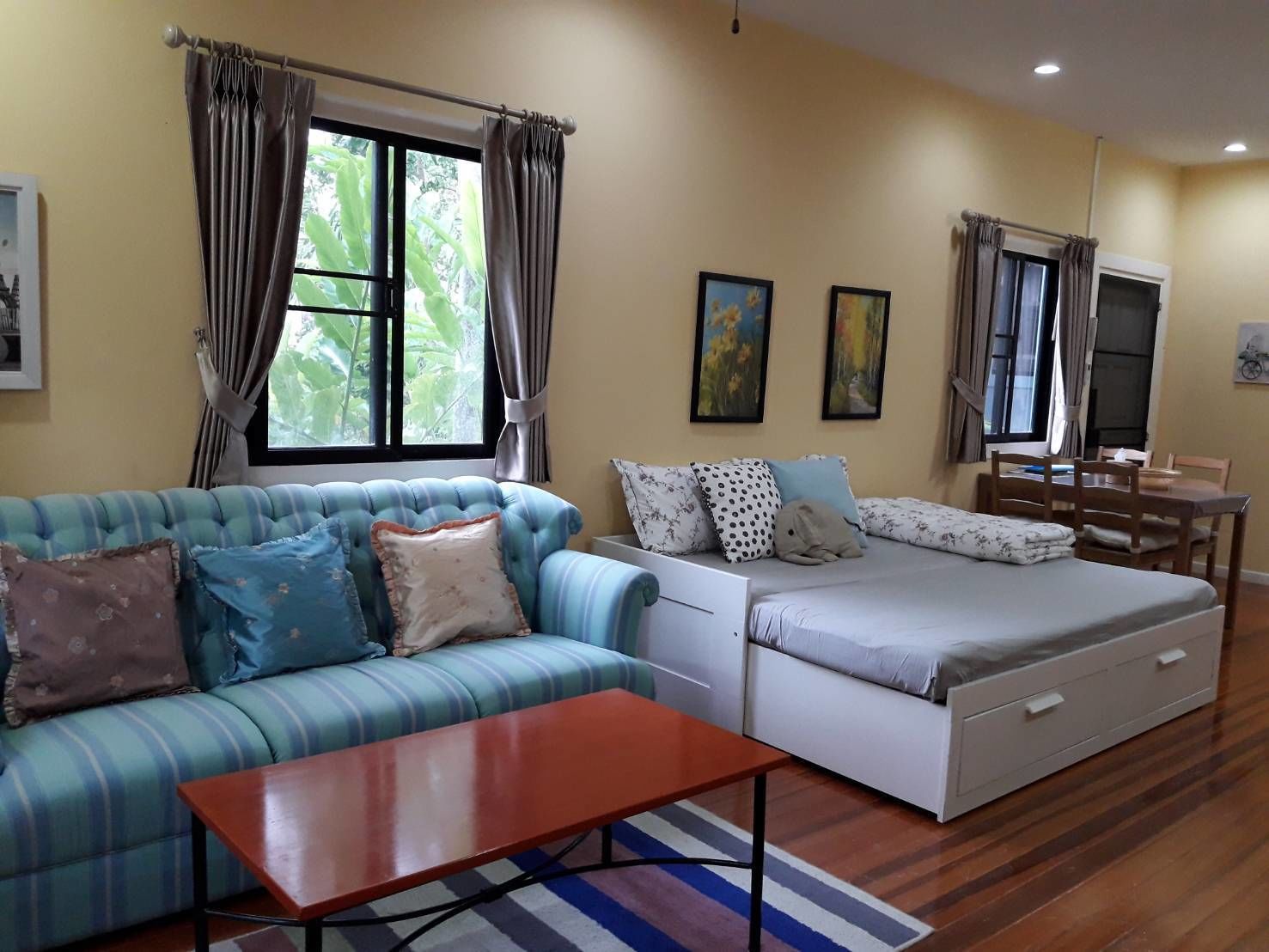 Family Villa, 2 Bedrooms, Garden View, Poolside | Living room | TV