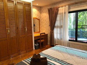 2-Bedroom Villa for 7 People - Villa 2 | Individually decorated, individually furnished, desk, blackout drapes - Villa Pituk Bonanza Khao Yai (Pak Chong)