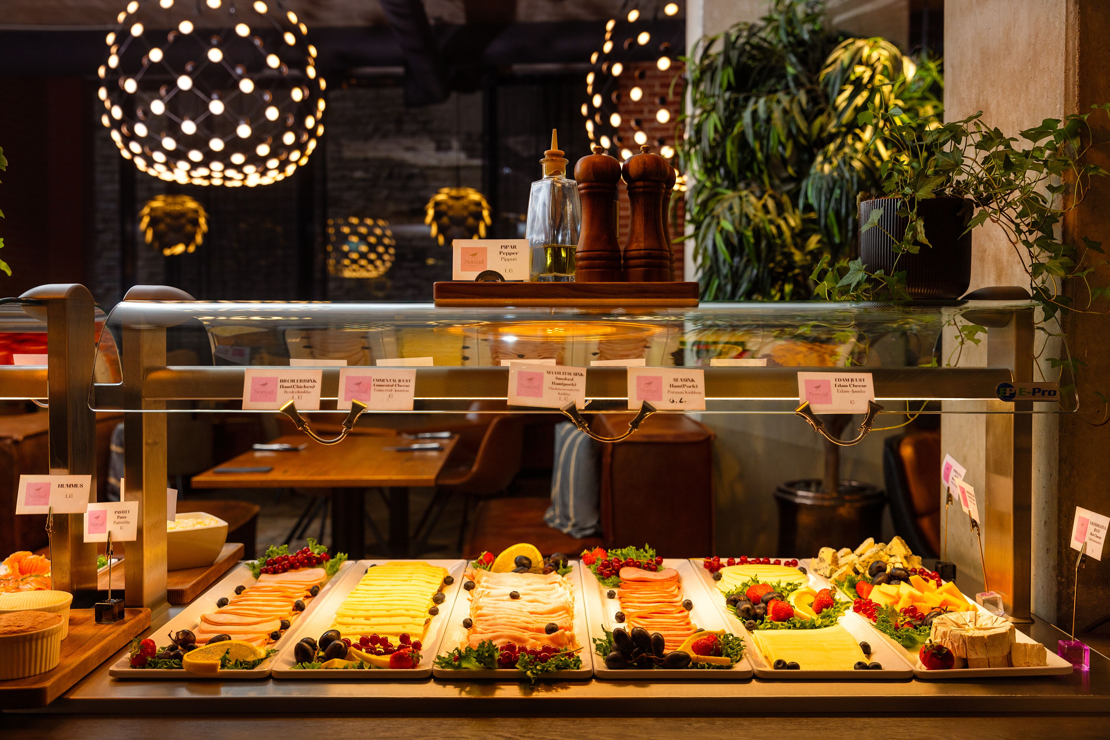 daily buffet breakfast (eur 15 per person)
