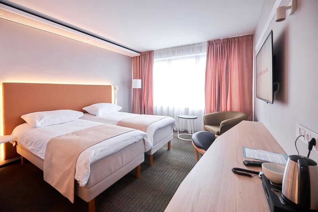 Minibar, in-room safe, desk, blackout curtains