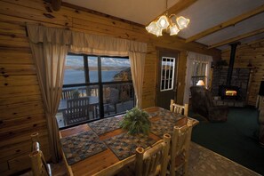 Interior - One Story Beaver Lake Cabin, Mountain Top lakeview with dock & SPECTACULAR VIEW! (Eureka Springs)