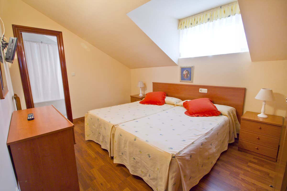 Habitación con 1 cama matrimonial o 2 individuales | Escritorio, cunas, camas extra y wifi gratis