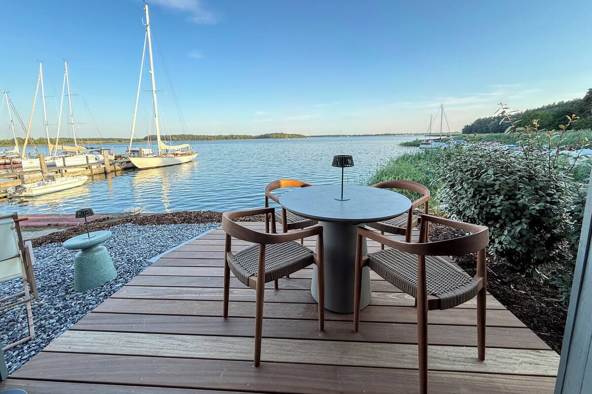 Lägenhet - 1 sovrum - bastu - utsikt mot havsviken | Terrass/Patio