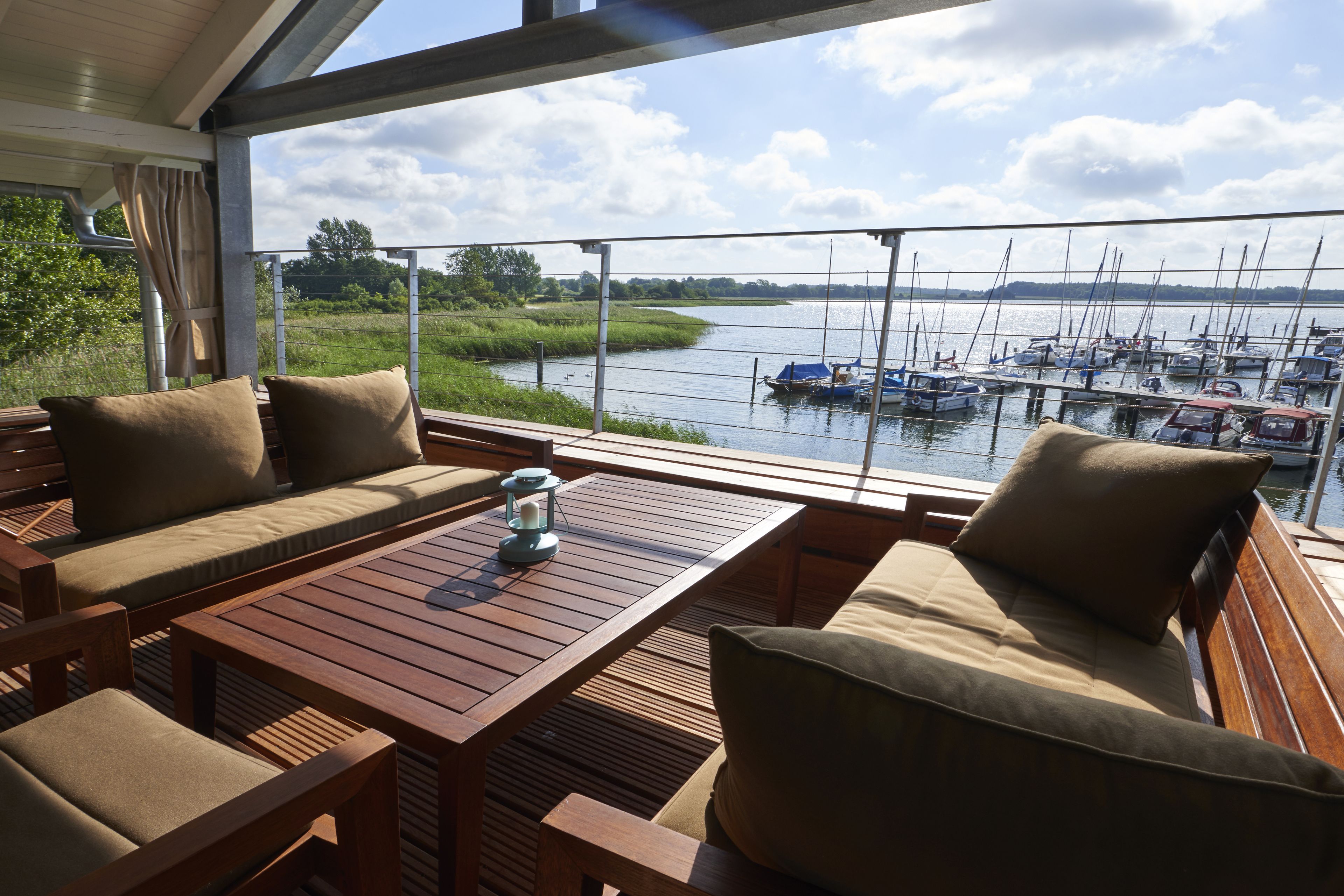 Hus, 2 soverom, terrasse, havneutsikt | Balkong