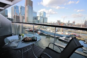 Uitzicht vanaf balkon