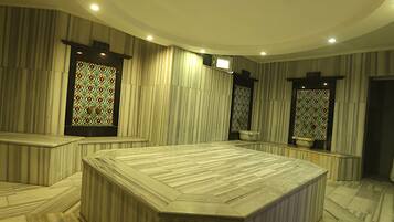 Sauna, pemandian Turki/hammam, perawatan tubuh, dan perawatan wajah