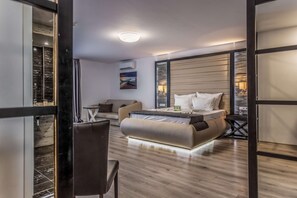 In-room safe, desk, blackout drapes, iron/ironing board - Prestige Deluxe Hotel & Aquapark Club - All Inclusive (Golden Sands)
