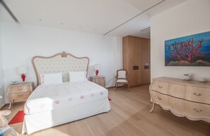 Luxury Villa, 5 Bedrooms, Bay View, Oceanfront | 1 bedroom, premium bedding, in-room safe, desk - Villa Danae by Elounda Island View Villas (Agios Nikolaos)