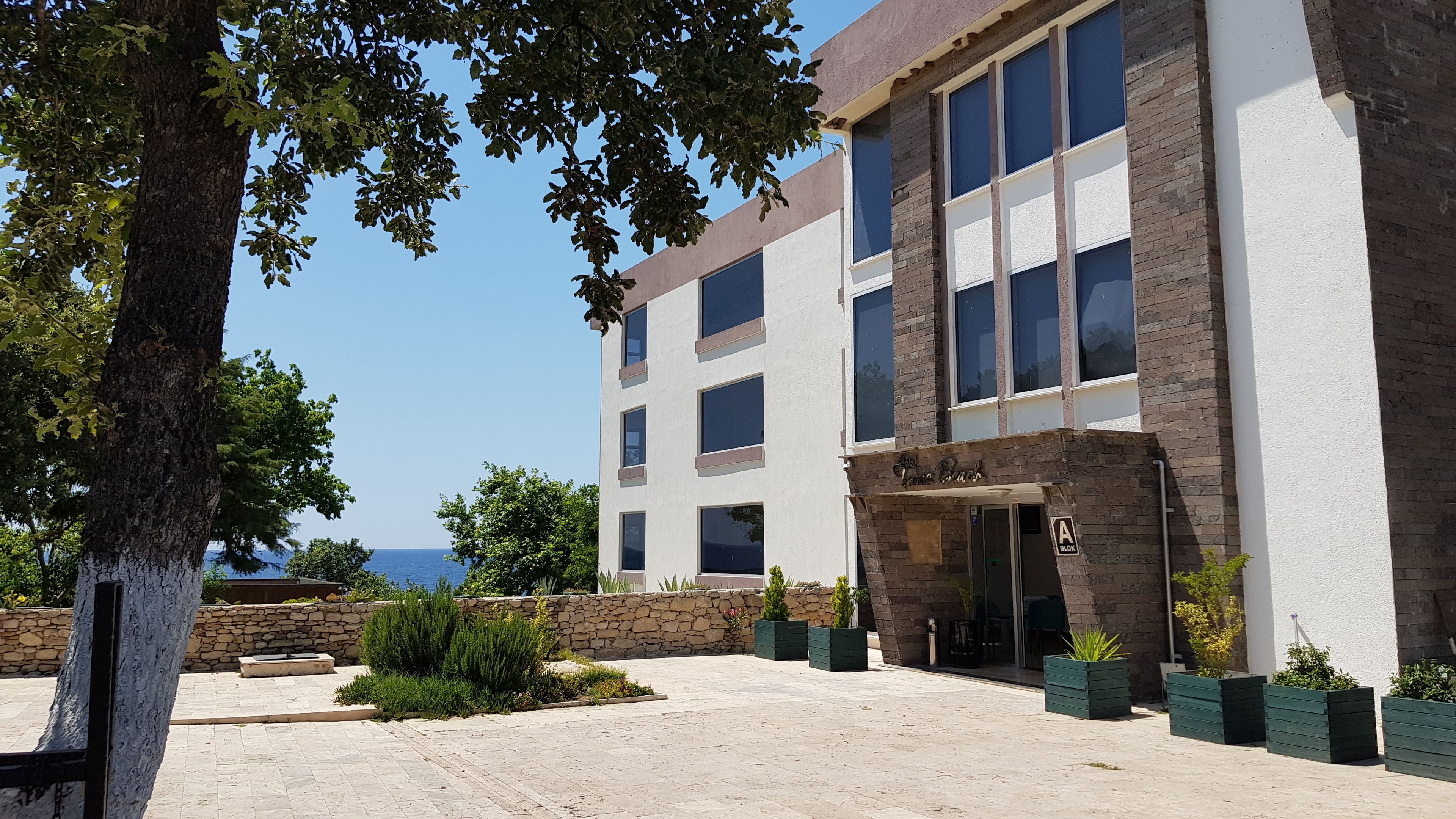 Façade de l’hébergement