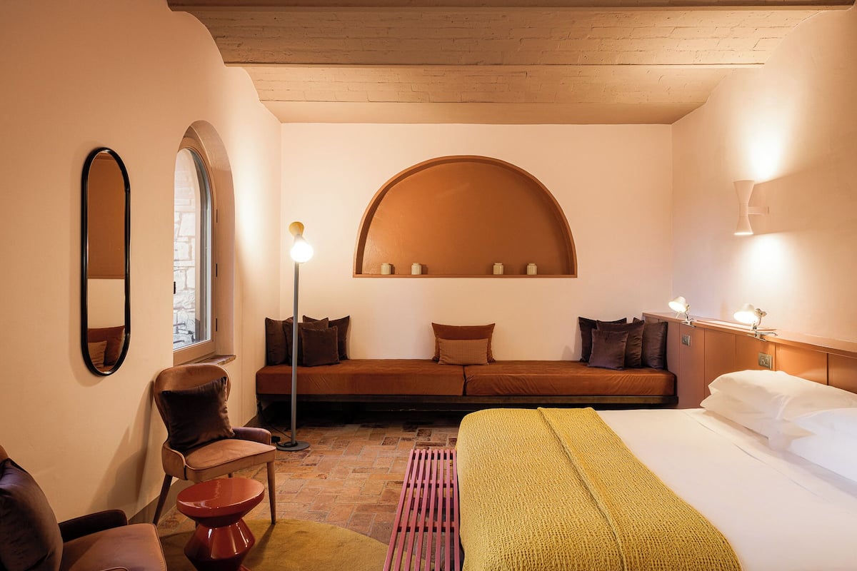 Panoramic Room, 1 Double Bed, Non Smoking, Hill View | Minibar, in-room safe, desk, iron/ironing board