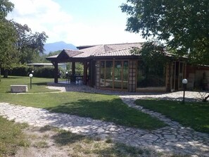 Entrée de l’hébergement