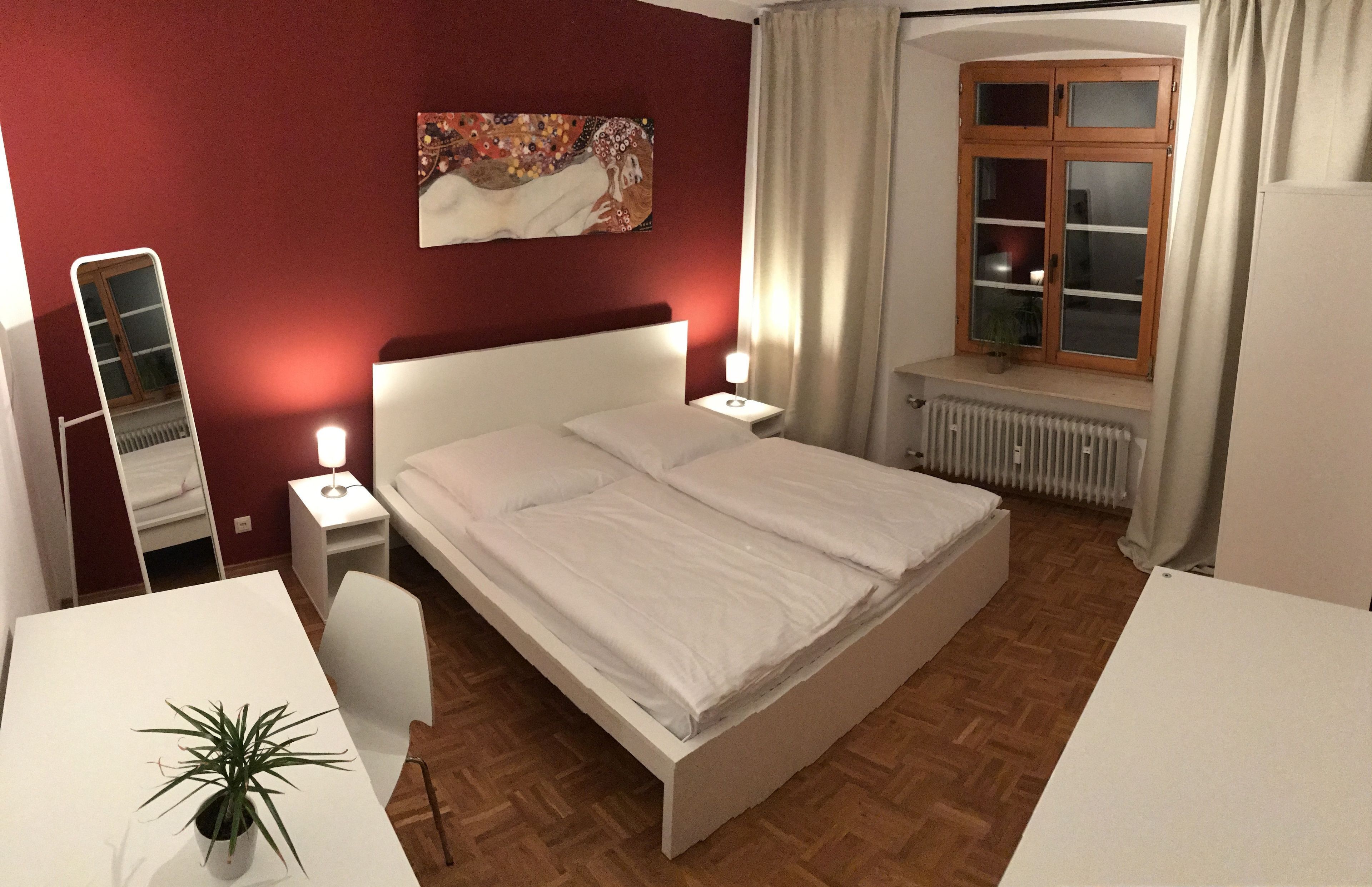 Desk, blackout drapes, free WiFi, bed sheets
