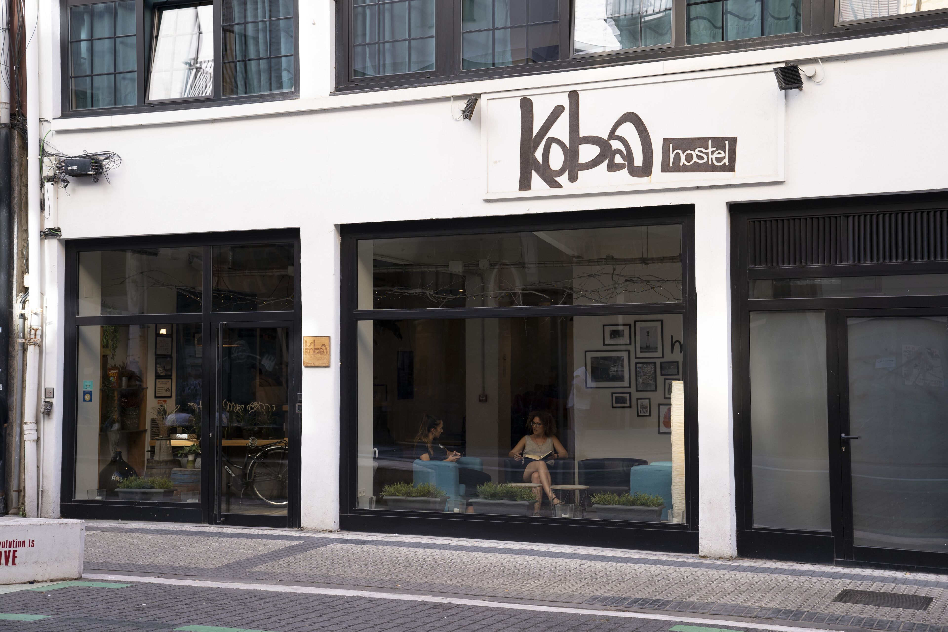 Façade de l’hébergement