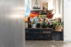 Sittområde i lobbyn