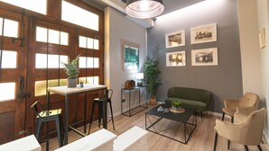 Sitteområde i lobbyen