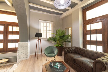 Sala de estar en el lobby