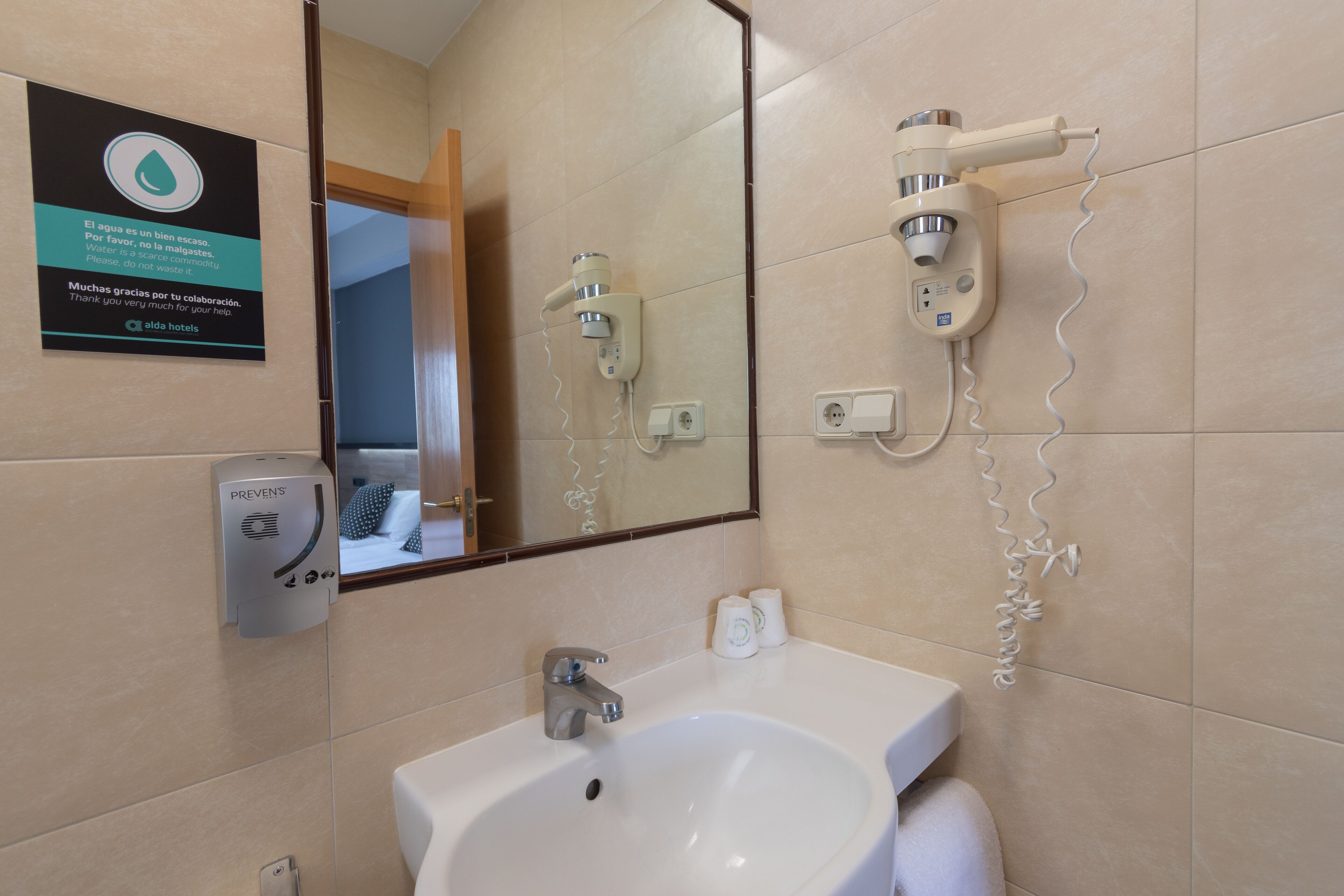 superior double room | bathroom | free toiletries, hair dryer, towels