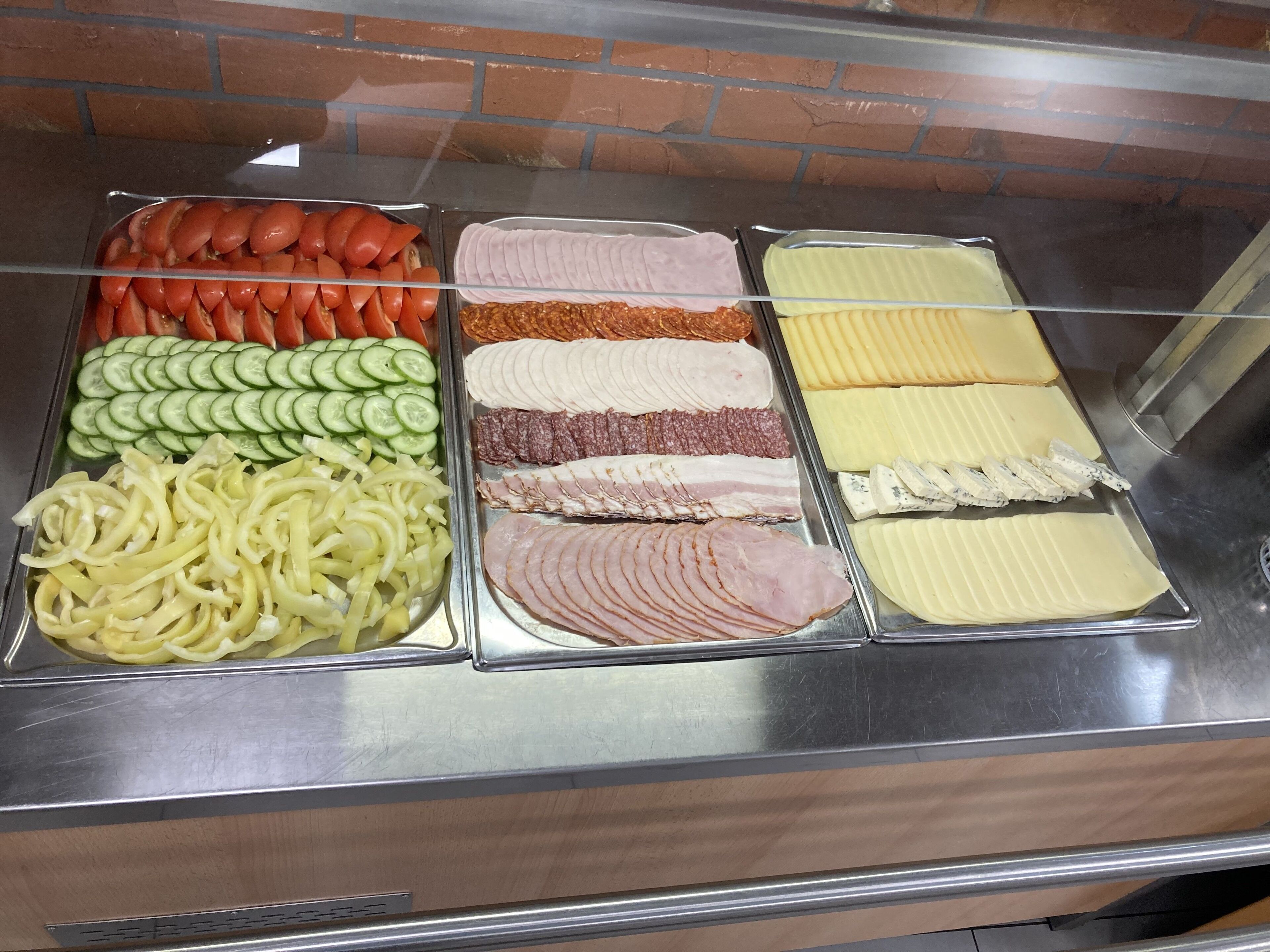 Daily buffet breakfast for a fee