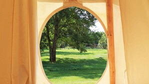 Tent, Shared Bathroom (4 persons) | View from room - L'Escale des Châteaux de la Loire (Angé)