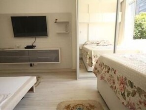 Apartamento estándar, 1 habitación | 1 dormitorio, wifi gratis, ropa de cama