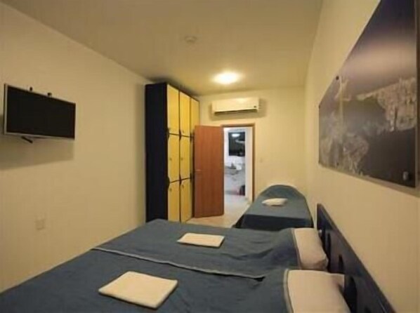 Blackout curtains, bed sheets