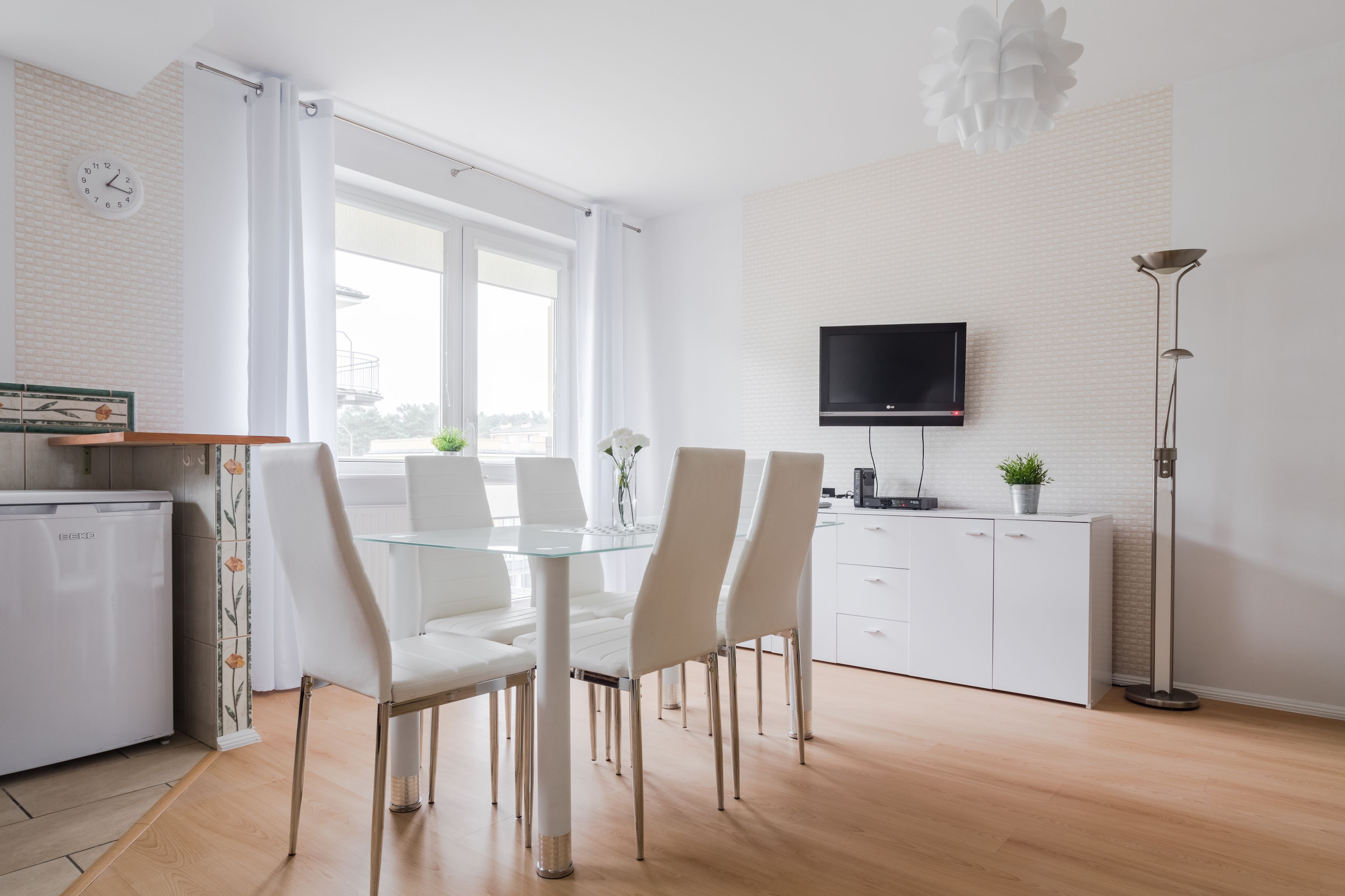 Standard Apartment, 1 Bedroom (Posejdon) | Living area | Flat-screen TV