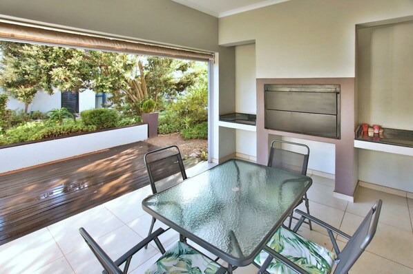 Blick auf den Garten