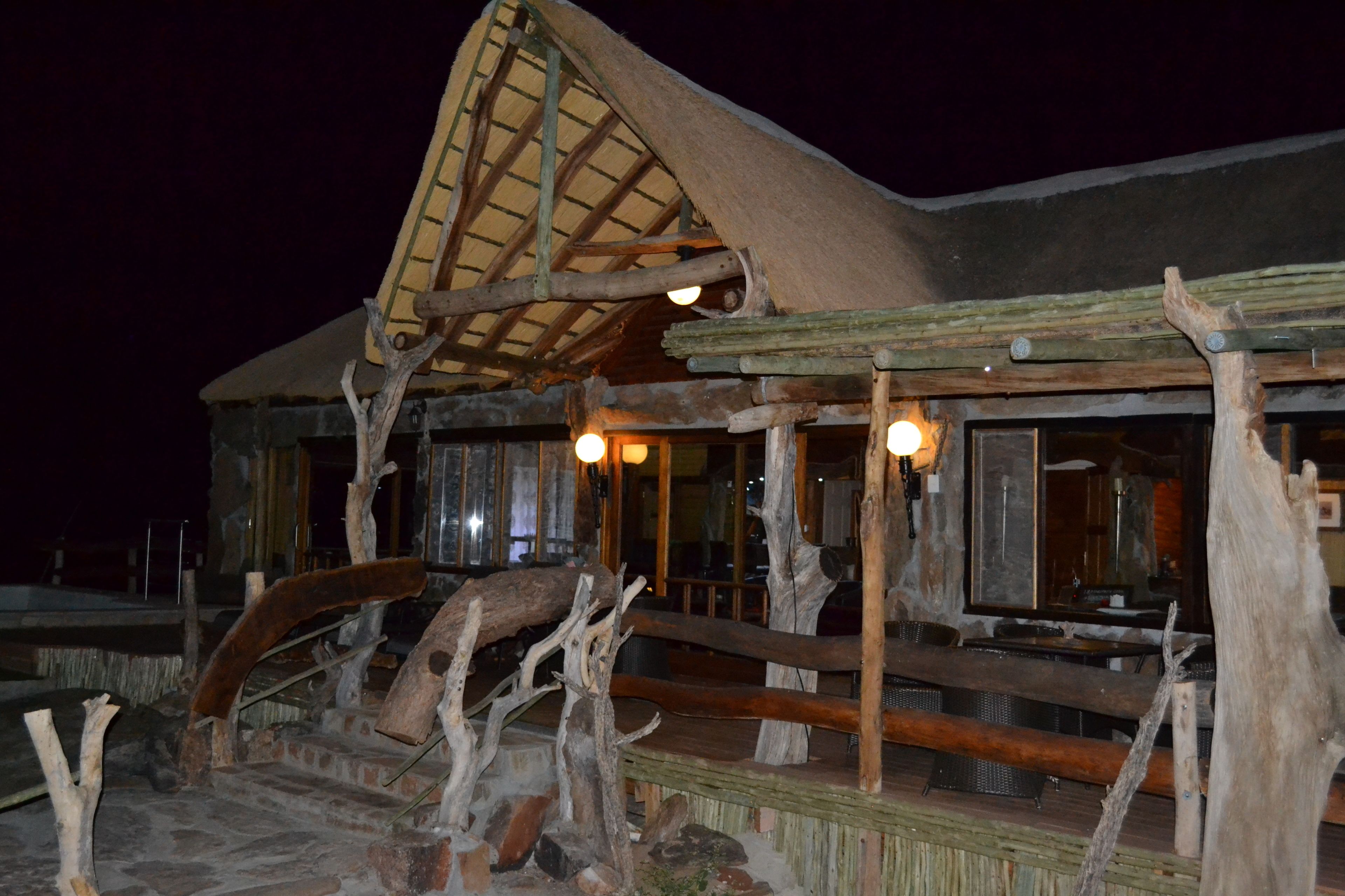 Front of property - evening/night