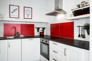 슈피리어 아파트, 침실 1개, 테라스 (Bulwar Marina) | 전용 주방 | 냉장고, 전자레인지, 쿡탑, 전기 주전자