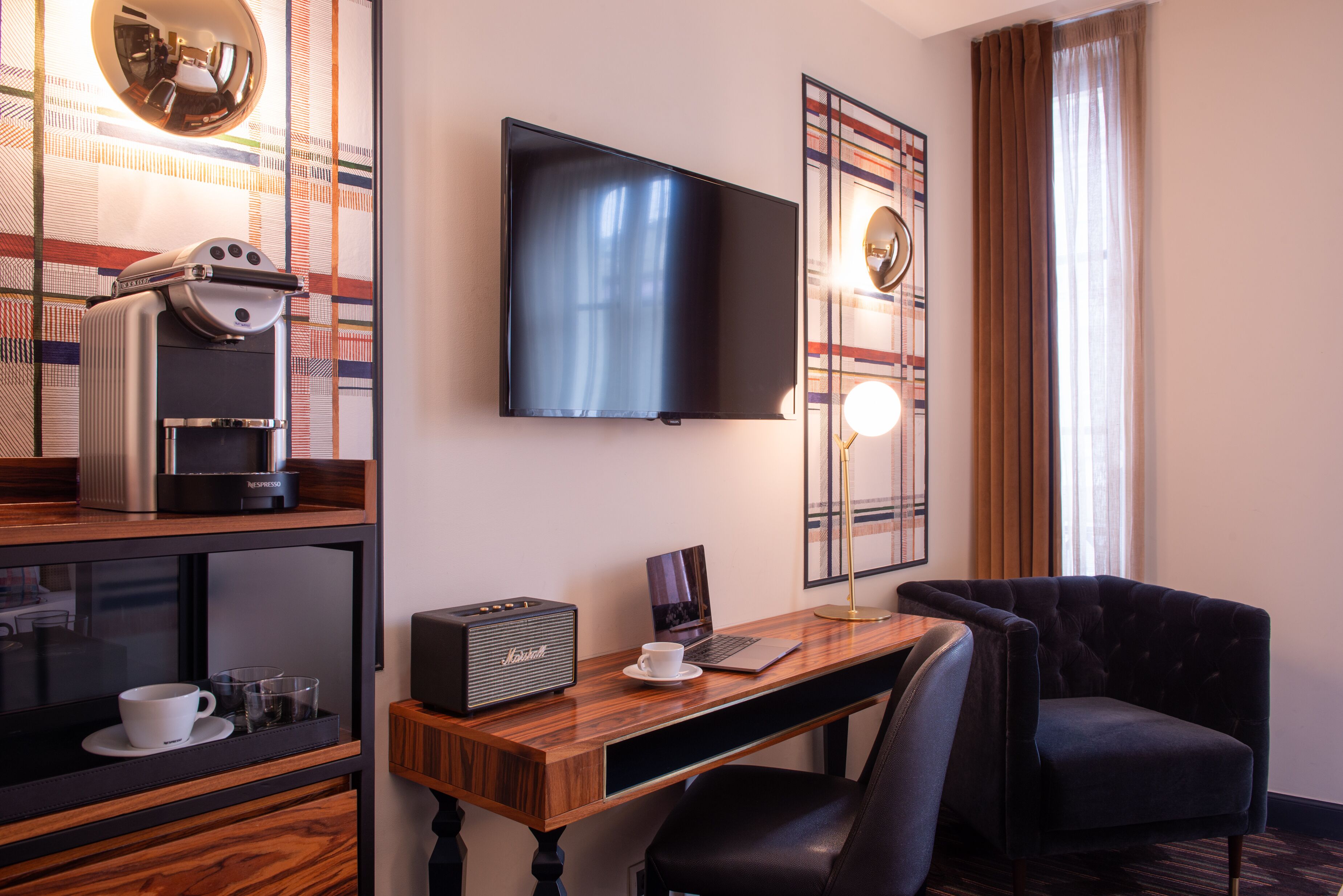 twin room (la bourgeoise twin) | premium bedding, minibar, in-room safe, desk