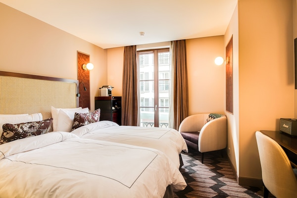 Camera con 2 letti singoli (La Bourgeoise Twin) | Biancheria da letto di alta qualità, minibar, una cassaforte in camera