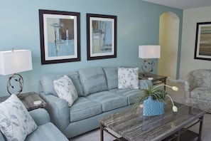 Apartment, Multiple Bedrooms | Living room | DVD player - Paradise Palms 8948 (Kissimmee)