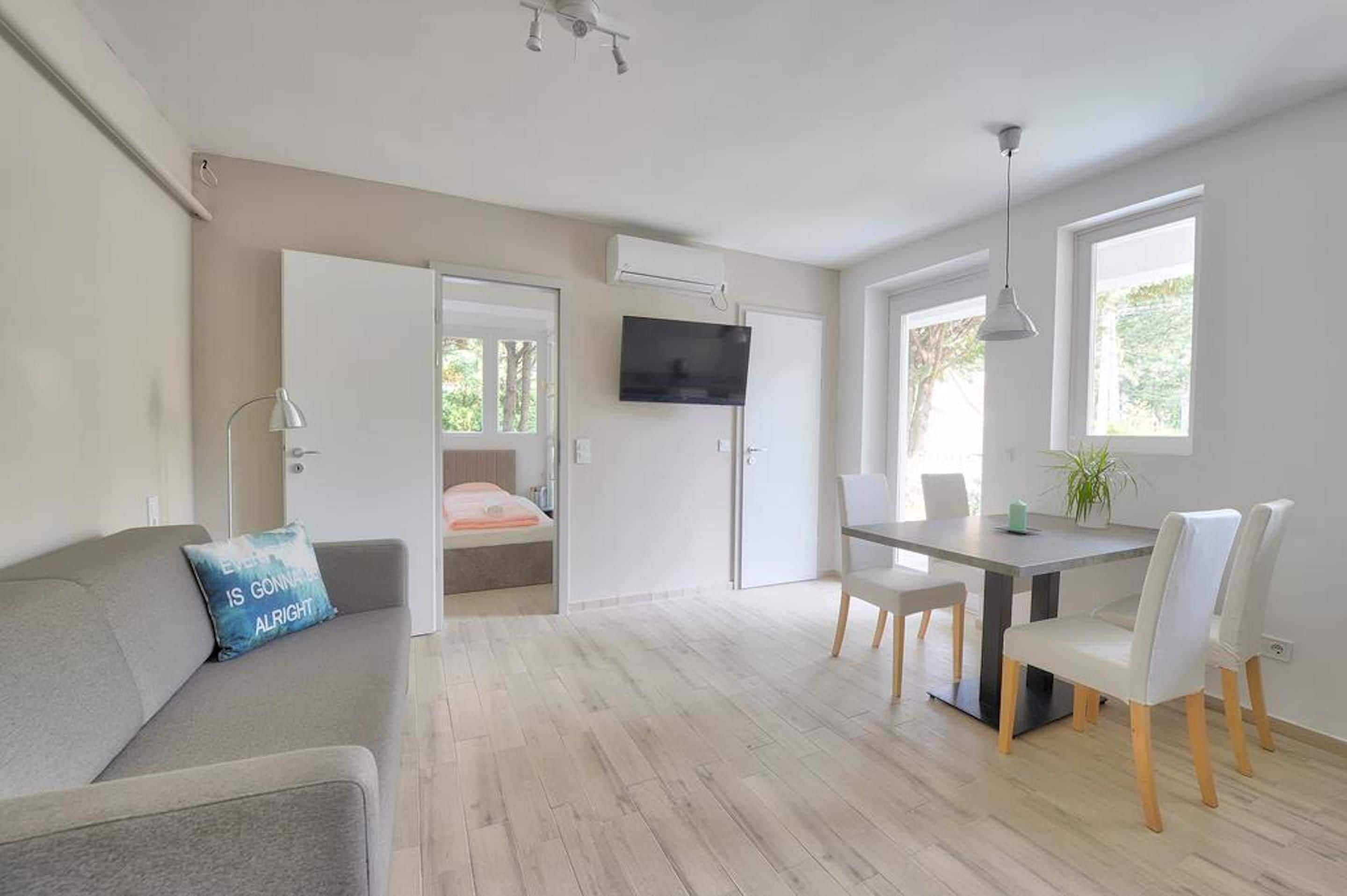 Premium Apartment, 1 Bedroom, Terrace | Iron/ironing board, free WiFi