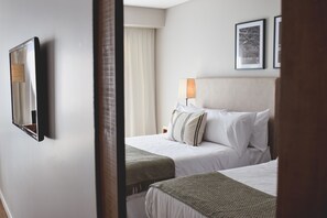 Phòng dành cho gia đình | Bộ đồ giường cao cấp, chăn bông, minibar, két bảo mật tại phòng 