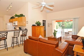 Apartment, Multiple Bedrooms | Living room | DVD player - Sandy Ridge - 214 VSRDIS (Davenport)