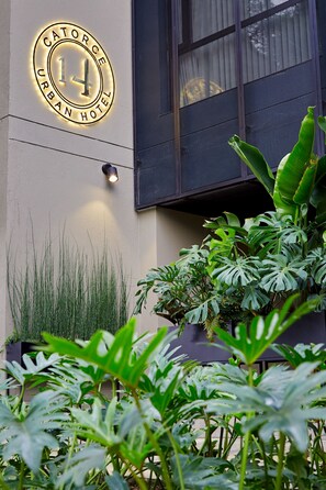 Façade de l’hébergement