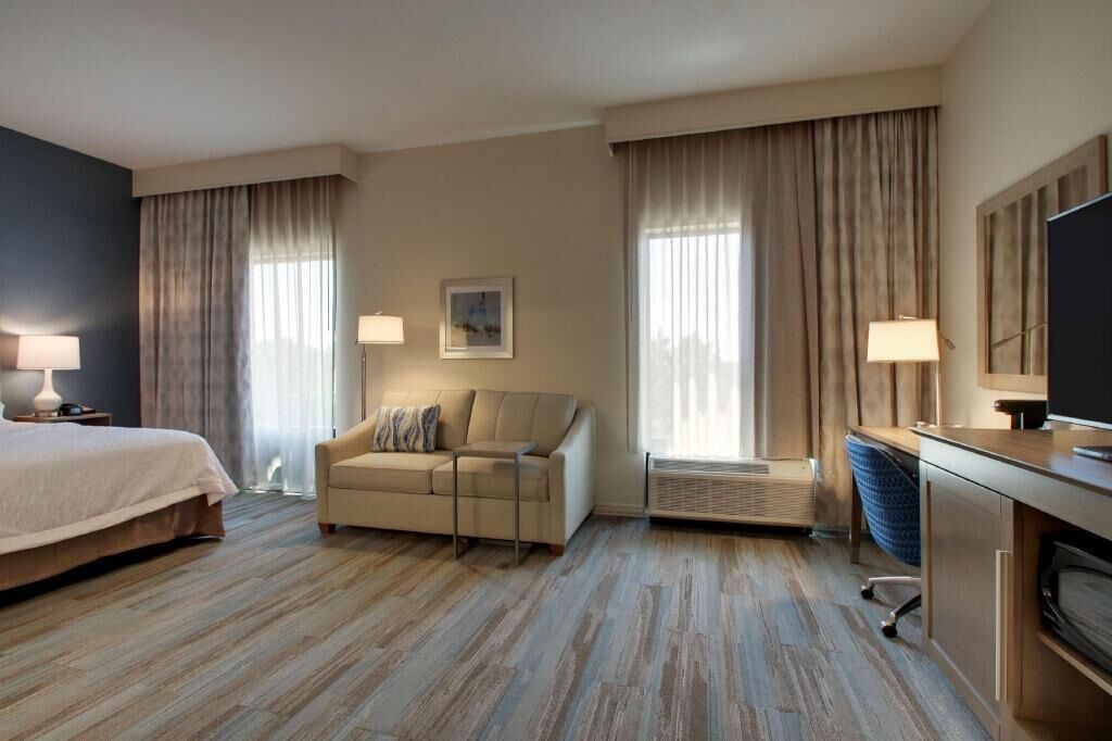 In-room safe, blackout drapes, iron/ironing board
