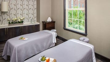 Couples treatment room(s), body treatments, aromatherapy