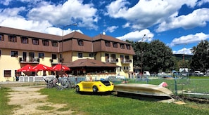 Voorkant van accommodatie