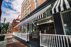 Majoituspaikan julkisivu