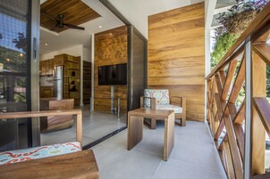 华丽公寓, 2 间卧室, 厨房, 山景 | 阳台景观